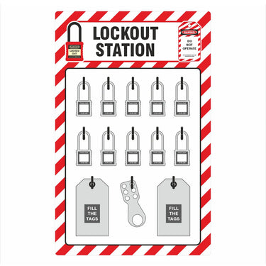 ZING Lockout Shadow Board – Lockout/Tagout