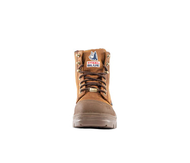 Steel Blue Argyle Scuff Steel Toe Men's Boot – Footwear
