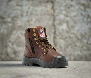 Steel Blue Argyle Zip Steel Toe Men's Boot with Met Protection – Footwear