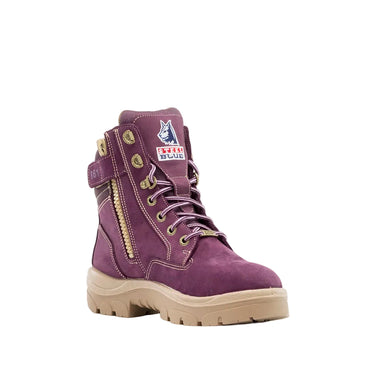 Steel Blue Southern Cross Zip Steel Toe Women's Boot with Penetration Resistance – Footwear