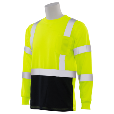 Delta Plus 9802SB Class 3 Black Bottom Jersey Long Sleeve T-Shirt – Apparel