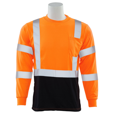 Delta Plus 9802SB Class 3 Black Bottom Jersey Long Sleeve T-Shirt – Apparel