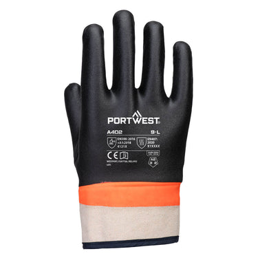 Portwest A402 Grip PVC Sandy Double Dipped Glove