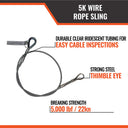 Malta Dynamics Wire Rope Sling – Fall Protection