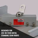 Malta Dynamics Standing Seam Roof Anchor – Fall Protection