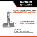 Malta Dynamics Standard Roof Anchor – Fall Protection