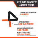 Malta Dynamics Concrete Anchor Strap – Fall Protection