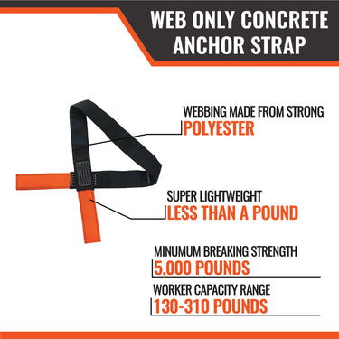 Malta Dynamics Concrete Anchor Strap – Fall Protection