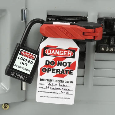 120/240 Single-Pole Circuit Breaker Lockout – Lockout/Tagout