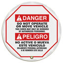 Bilingual Steering Wheel Message Cover – Lockout/Tagout