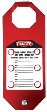 OSHA Danger Hasp: Do Not Operate – Lockout/Tagout