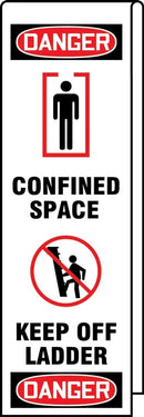Ladder Lockout Kit OSHA Danger Wrap: Confined Space – Keep Off Ladder – Lockout/Tagout
