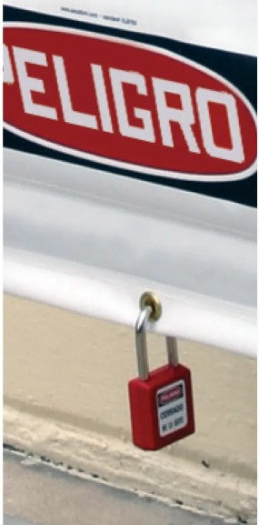 Ladder Lockout Kit OSHA Danger Wrap: Confined Space Do Not Climb Ladder – Lockout/Tagout
