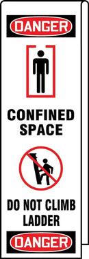 Ladder Lockout Kit OSHA Danger Wrap: Confined Space Do Not Climb Ladder – Lockout/Tagout