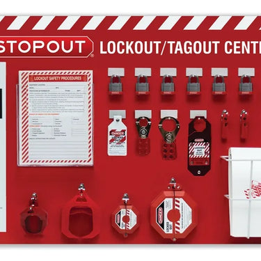 6-Padlock Standard Lockout Center Combo Kit – Lockout/Tagout