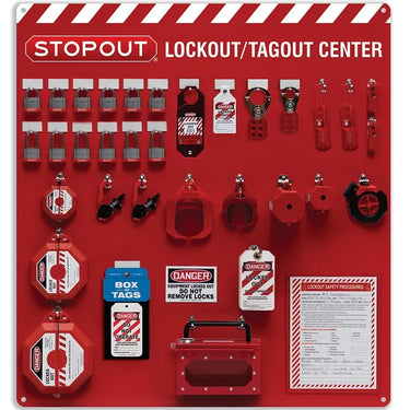 12-Padlock Deluxe Lockout Center Combo Kit – Lockout/Tagout