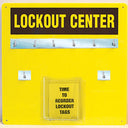 Aluminum Hanger Board: 6-Padlock Board - Board Only – Lockout/Tagout
