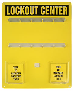 Lockout Center Aluminum Hanger Boards: 12-Padlock Board - Board Only – Lockout/Tagout