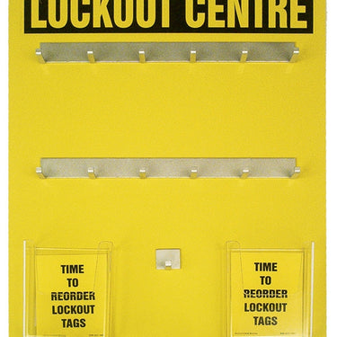 Lockout Center Aluminum Hanger Boards: 12-Padlock Board - Board Only – Lockout/Tagout