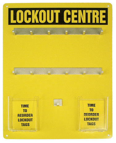 Lockout Center Aluminum Hanger Boards: 12-Padlock Board - Board Only – Lockout/Tagout