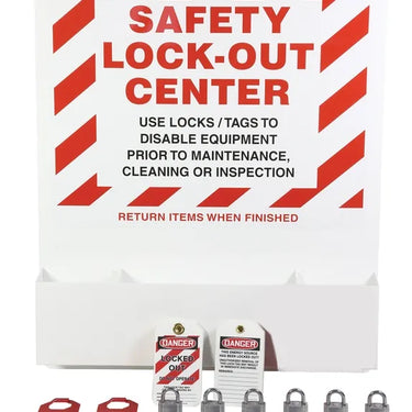 Heavy-Duty Aluminum Big Pocket Lockout Board – Lockout/Tagout