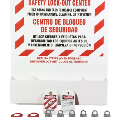 Heavy-Duty Aluminum Big Pocket Lockout Board – Lockout/Tagout