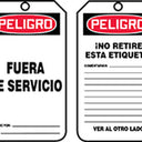 OSHA Danger Safety Tag: Out Of Service - Version B – Lockout/Tagout