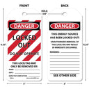 OSHA Danger Tags By-The-Roll: Locked Out Do Not Operate – Lockout/Tagout