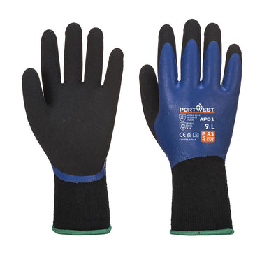 Portwest AP01 Cold Weather Latex Aqua Glove