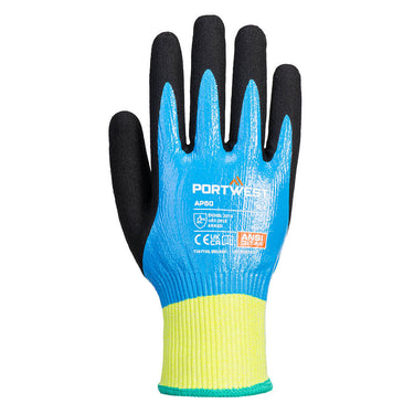 Portwest AP50 Cut Resistant D13 Nitrile Aqua Glove