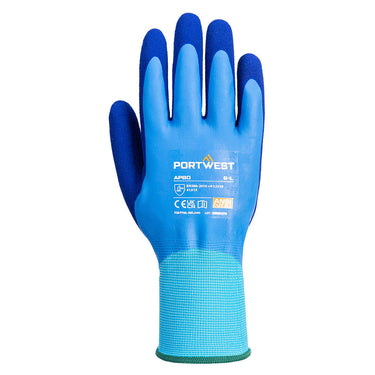 Portwest AP80 Grip Latex Foam Aqua Glove