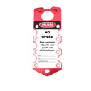 ABUS Aluminum Do Not Operate Hasp (English/Spanish) – Lockout/Tagout