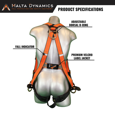 Malta Dynamics Warthog Side D-Ring Harness – Fall Protection