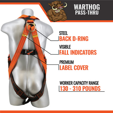 Malta Dynamics Warthog Pass-Thru Harness – Fall Protection