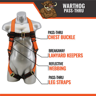 Malta Dynamics Warthog Pass-Thru Harness – Fall Protection