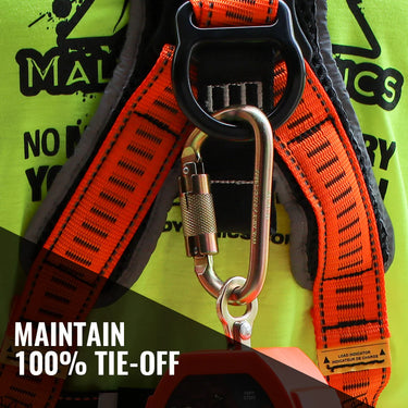 Malta Dynamics High Strength Steel Locking Carabiner – Fall Protection