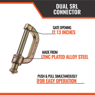 Malta Dynamics Dual SRL Connector – Fall Protection