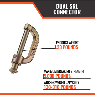 Malta Dynamics Dual SRL Connector – Fall Protection