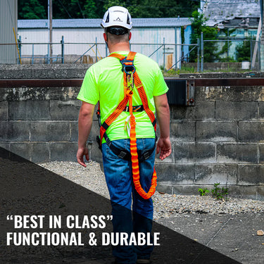 Malta Dynamics 6' Single Leg Internal Shock Absorbing Lanyard with 2 Steel Snap Hooks – Fall Protection