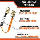 Malta Dynamics Fall Arrestor Rope Grab – Fall Protection