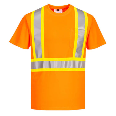 Portwest CA110 Class 2 X-Back Short Sleeve T-Shirt