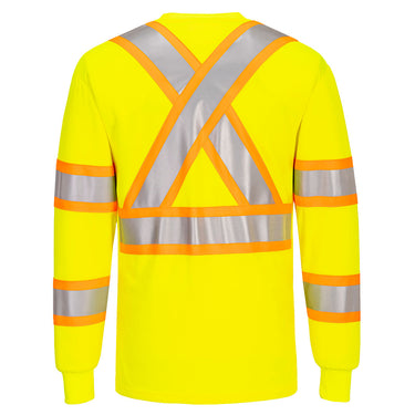 Portwest CA111 Class 3 X-Back Long Sleeve T-Shirt