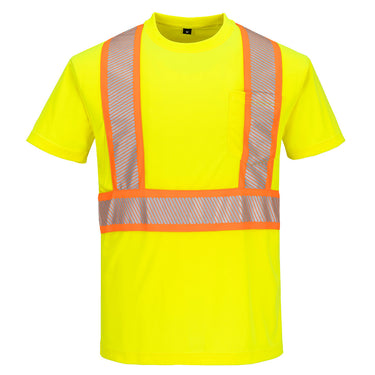 Portwest CA112 Class 2 X-Back Short Sleeve T-Shirt