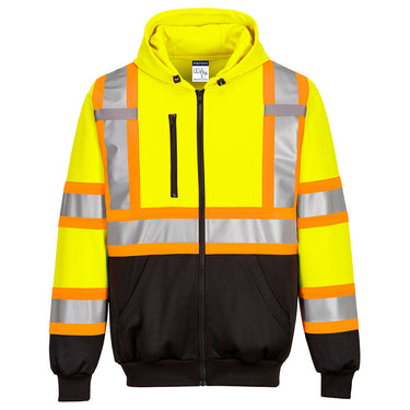 Portwest CA170 Class 3 X-Back Full Zip Sweatshirt