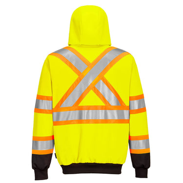 Portwest CA170 Class 3 X-Back Full Zip Sweatshirt