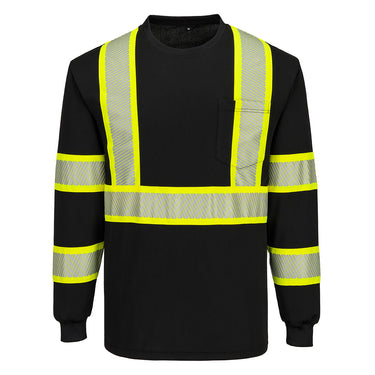 Portwest CB113 Enhanced Visibility X-Back Long Sleeve T-Shirt