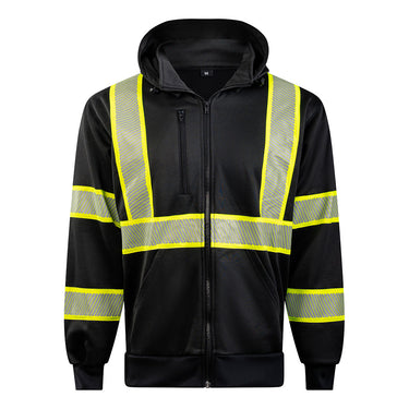 Portwest CB171 Enhanced Visibility Iona X-Back Zip Up Hoodie
