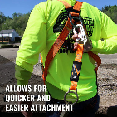 Malta Dynamics 18" D-Ring Extender – Fall Protection
