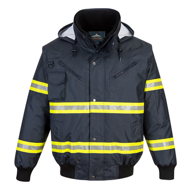 Portwest F126 Iona Xtra Enhanced Visibility 3-in-1 Bomber Jacket