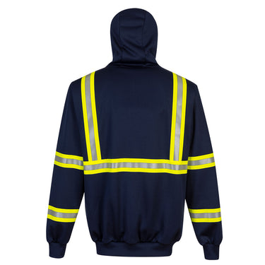 Portwest F130 Iona Xtra Enhanced Visibility Zipper Hoodie